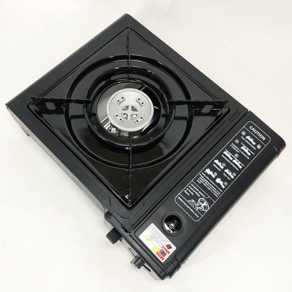 Портативна газова плитка BK-167A із перехідником під звичайний газовий балон Львів - зображення 4