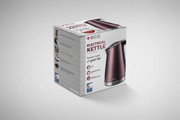 Электрочайник EСG RK 1795 ST Chocco 1.7 л шоколадный Киев - изображение 2