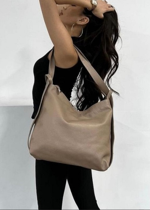 Сумка рюкзак жіноча трансформер Італія натуральна шкіра TS308 Луцк - изображение 1