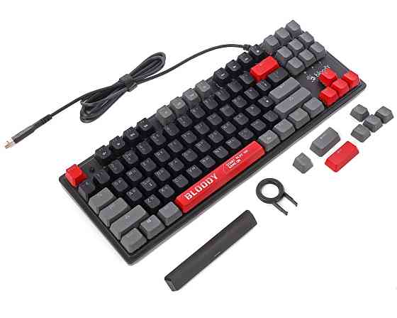 Клавиатура компьютерная проводная Bloody S310N Energy Red красная Київ