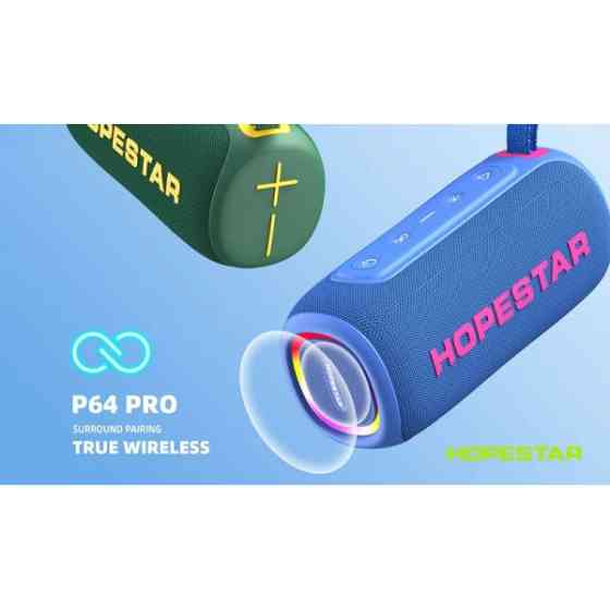 Колонка Bluetooth Hopestar P64 Pro Blue Харків