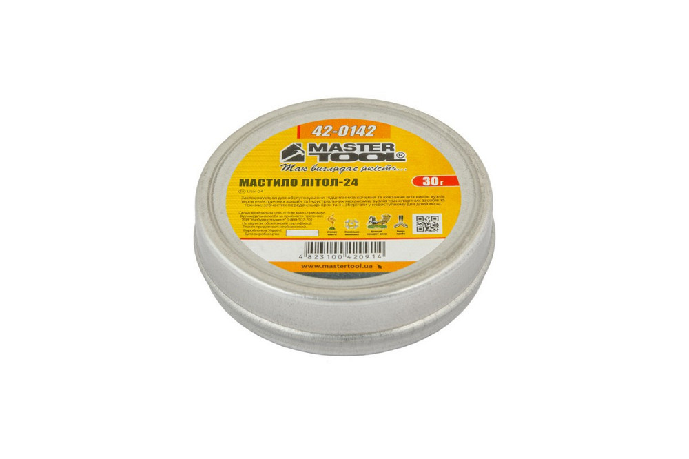 Смазка MASTERTOOL Литол-24 30 г 42-0142 Харьков - изображение 1