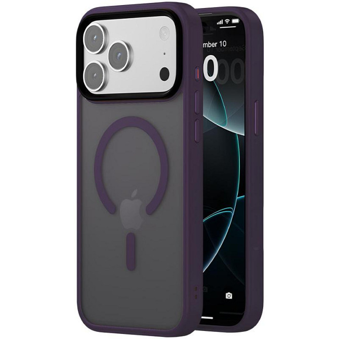 TPU+PC чехол Metal Buttons with MagSafe Colorful для Apple iPhone 17 Pro Max (6.9") Херсон - зображення 1