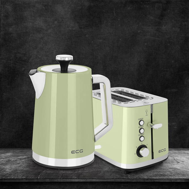 Электрочайник EСG RK 1766 Vintage Olive 1.7 л оливковый Киев - изображение 10