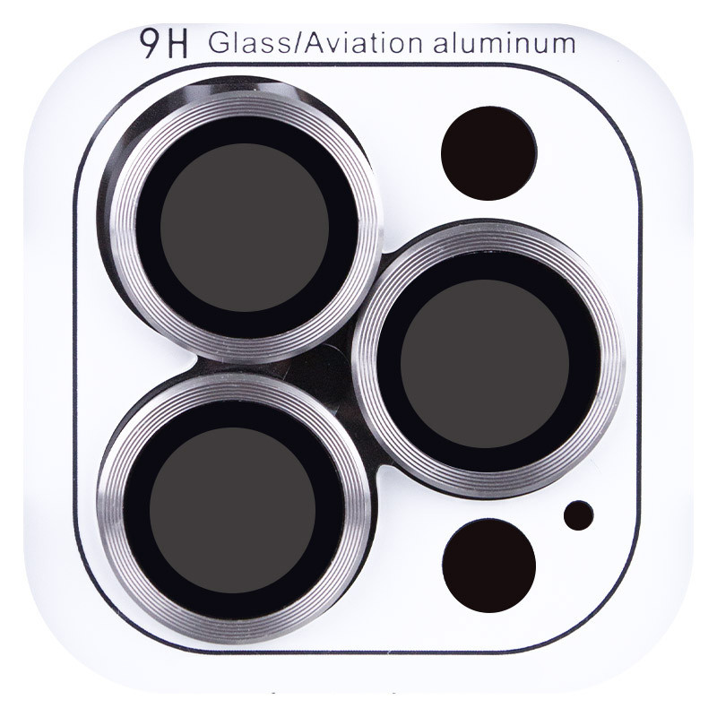 Защитное стекло Metal Classic на камеру (в упак.) для Apple iPhone 16 Pro (6.3") / 16 Pro Max (6.9") Херсон - зображення 3