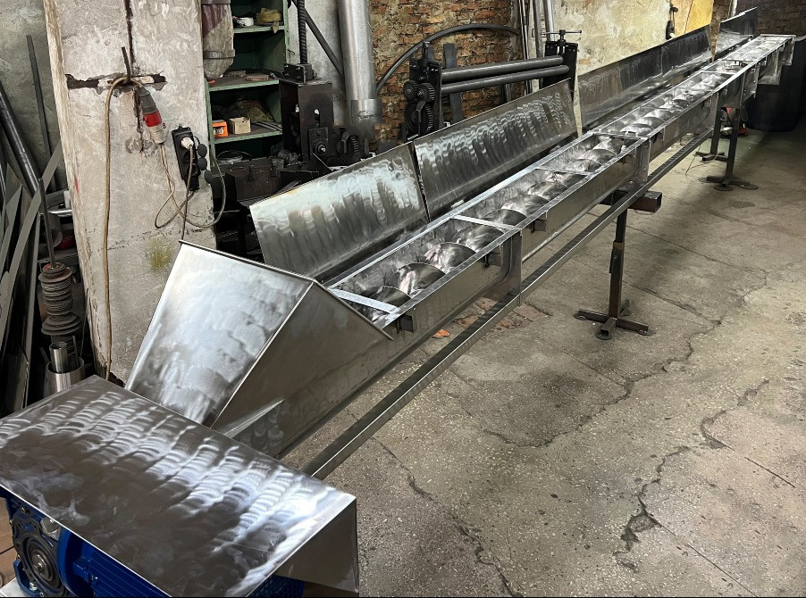 Вертикальные винтовые конвейера из нержавеющей стали от производителя Полтава - изображение 8