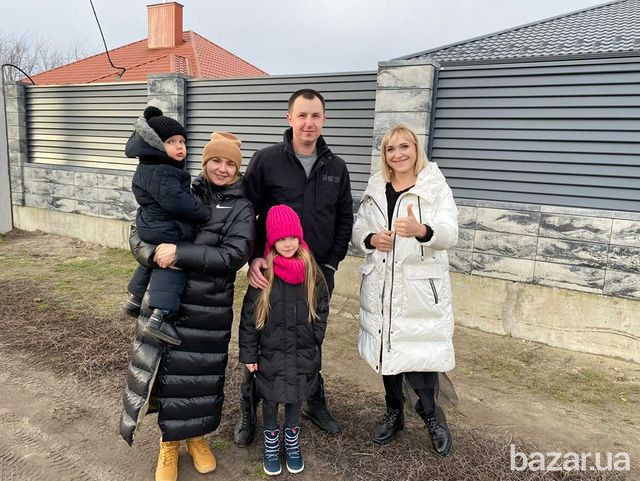 Паркан з блоків в стилі Лофт, паркан Ранчо і паркан Жалюзі від виробника Наша Хата ворота та паркани Херсон - изображение 6