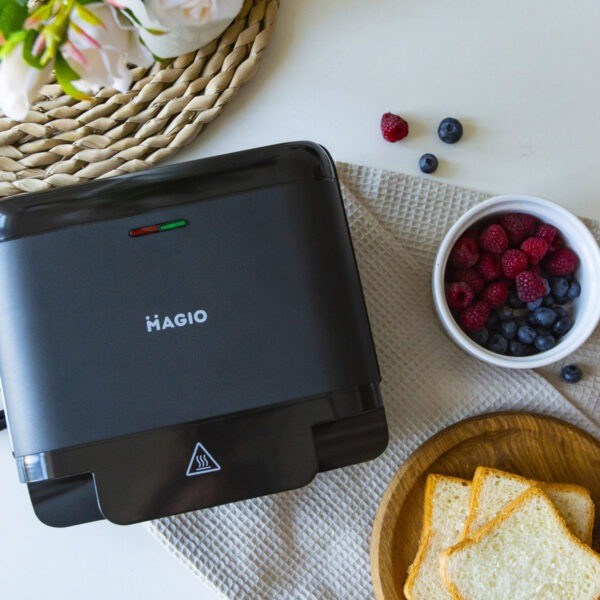 Бутербродниця MAGIO MG-378 750 Вт з антипригарним покриттям, Настільний гриль електричний-притискний Львів - зображення 8