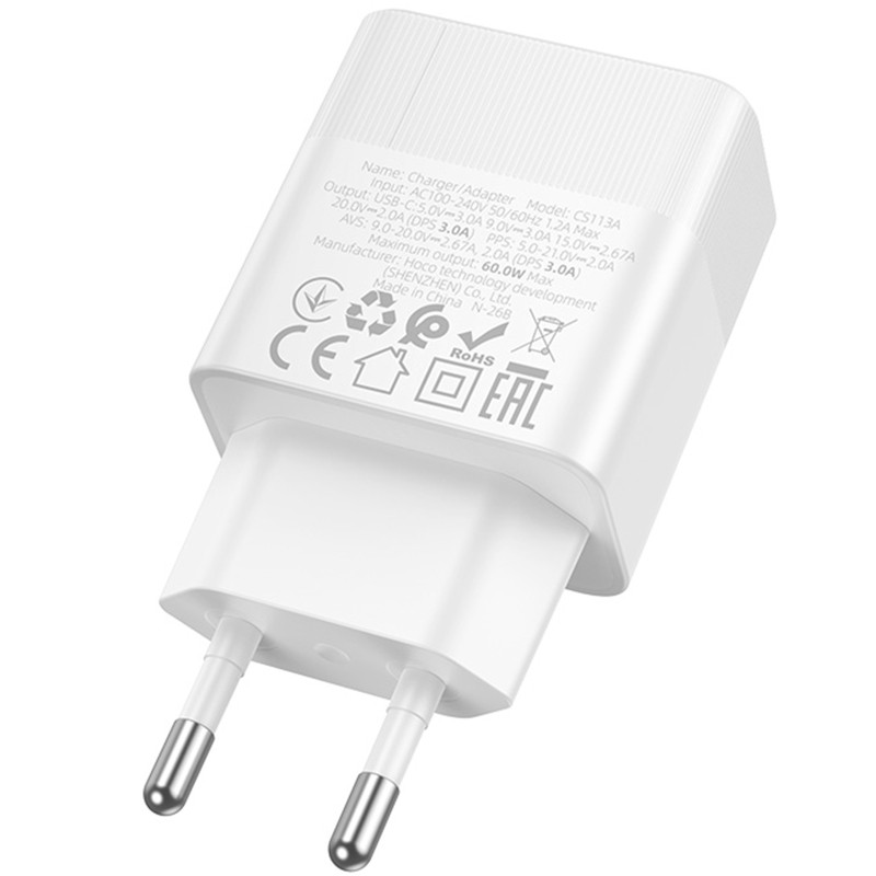 СЗУ Hoco CS113A Lounge PD40W (1USB-C) Херсон - зображення 2