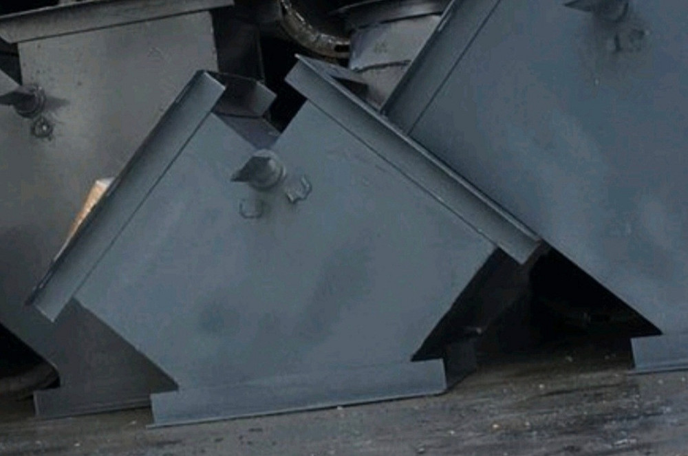 Клапан перекидной маятниковый   ф400 симметрический с мотор-редуктором 0,18 кВт Київ - зображення 4