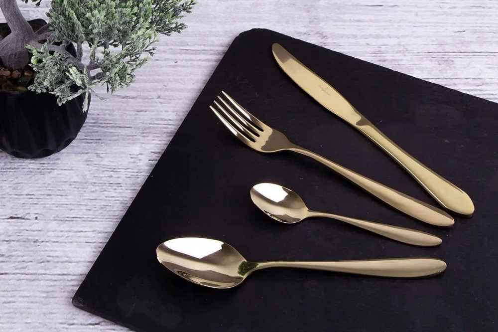 Набір столових приборів Berlinger Haus Cutlery sets BH-2639 24 предмети золотистий Київ - зображення 1