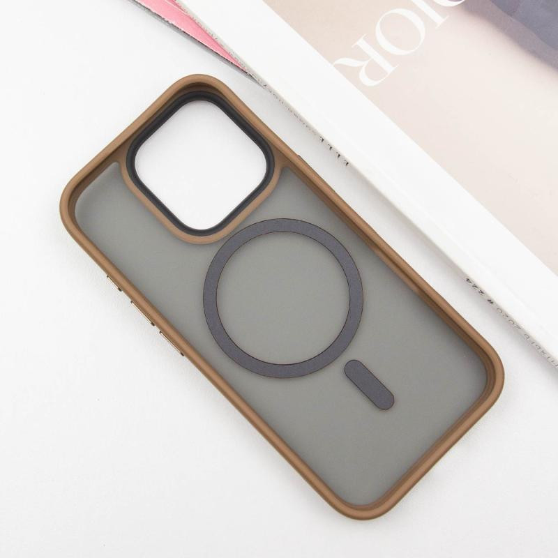 TPU+PC чехол Metal Buttons with Magnetic Fit для Apple iPhone 16 Pro Max (6.9") Херсон - зображення 8