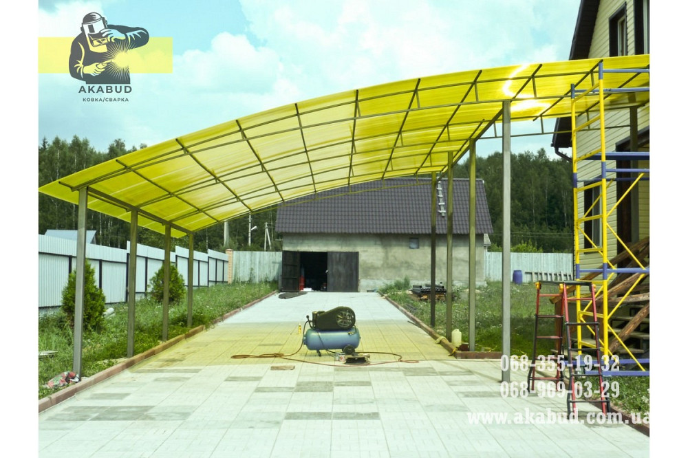 Ворота розпашні прості, ворота відкатні, навіси. Кривий Ріг - зображення 3