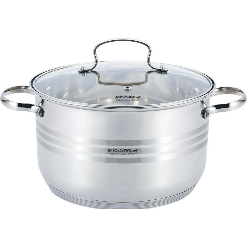 Каструля з кришкою Vissner VS-50120-20 3,9 л 20 см Київ - зображення 1