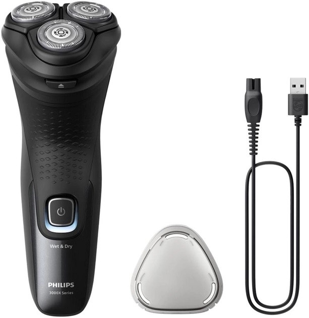 Електробритва Philips 3000X X3051-00 чорна Київ - зображення 1