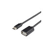 Адаптер ATcom OTG USB 2.0 to Type-C (F/M) 0.1m Black (14716) Харьков