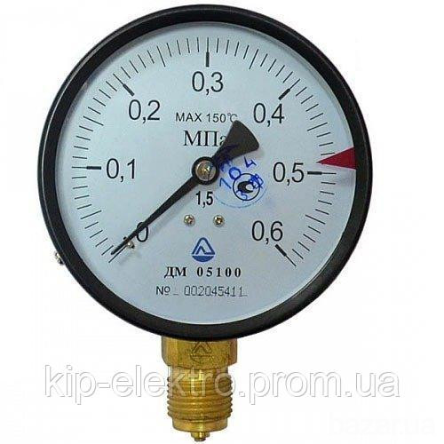 Манометр показывающий ДМ 05100-01М (ДМ 05100, ДМ05100, ДМ-05100, ДМ 05-01, ДМ) - радиальный штуцер ( Київ - зображення 1