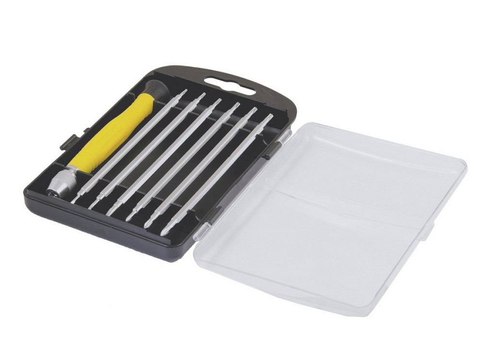 Насадки отверточные MASTERTOOL прецизионные двусторонние с держателем набор 7 шт 40-0164 Харьков - изображение 3