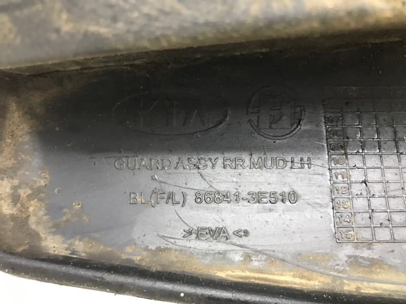 Брызговик задний левый KIA Sorento 2002-2009 868413E510 (Арт. 52996) Киев - изображение 5