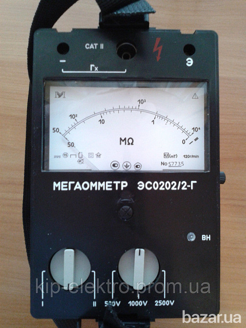 Мегаомметр ЭС0202/2-Г (ЭС0202/2Г, ЭС0202/2, ЭСО202/2-Г, ЭСО202/2Г, ЭСО202/2, ЕС0202/2-Г, ЕСО202/2-Г, Київ - зображення 2