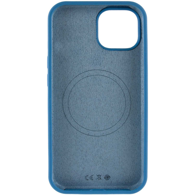 Чехол Silicone Case Full Protective (AA) NO LOGO with MagSafe для Apple iPhone 15 (6.1") Херсон - изображение 3