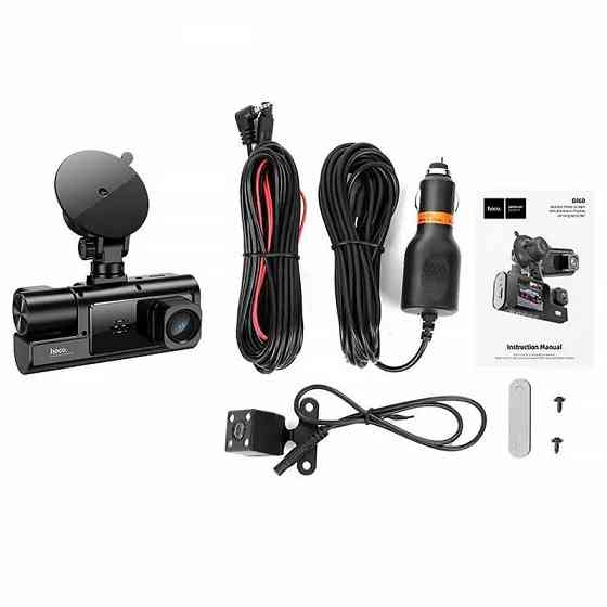 Видеорегистратор Hoco DI60 2-inch display with rear camera (1280+720P) Херсон