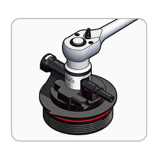 Головка для топливного фильтра (2.0 HDi, 2.2 HDi, 2.0 TDCi, 2.0 JTD)  TOPTUL JDCX1627 Харьков