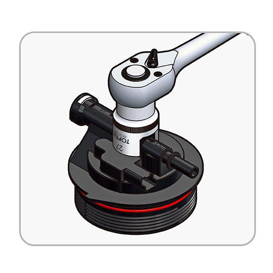 Головка для топливного фильтра (2.0 HDi, 2.2 HDi, 2.0 TDCi, 2.0 JTD)  TOPTUL JDCX1627 Харьков - изображение 2