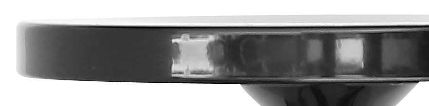 Регульований барний табурет з підніжкою чорний Танго Дніпро - зображення 1