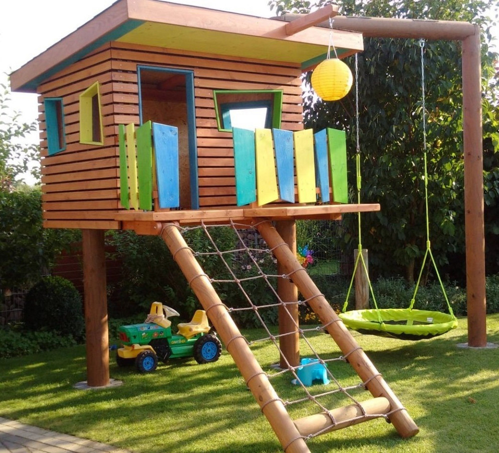 Ігровий комплекс. Дитячий майданчик з дерева. Дитячий ігровий майданчи Київ - зображення 3