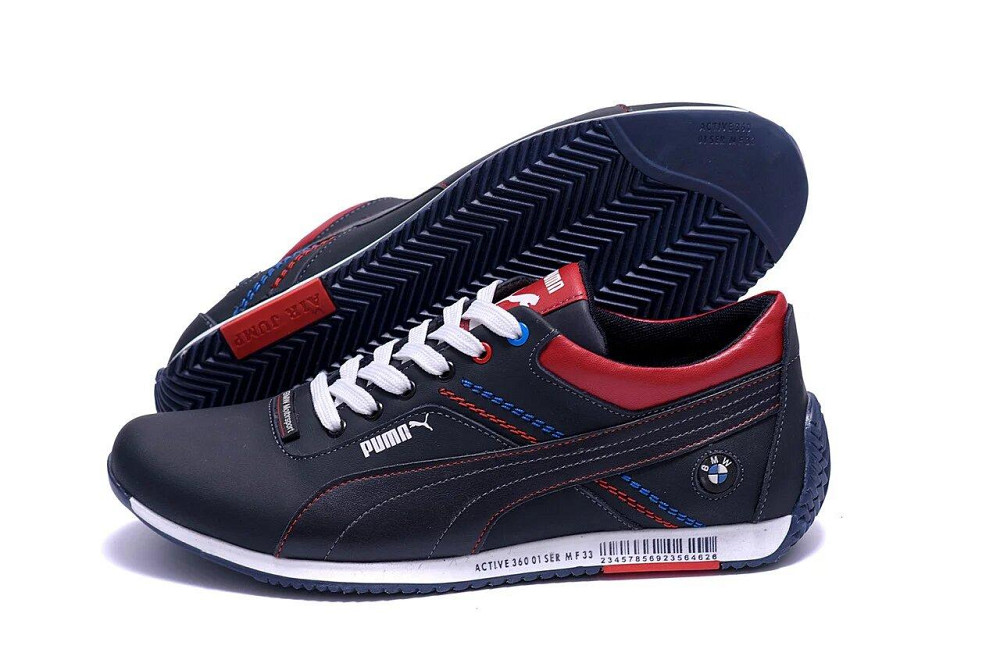 Мужские кожаные кроссовки  Pm BMW MotorSport Киев - изображение 1