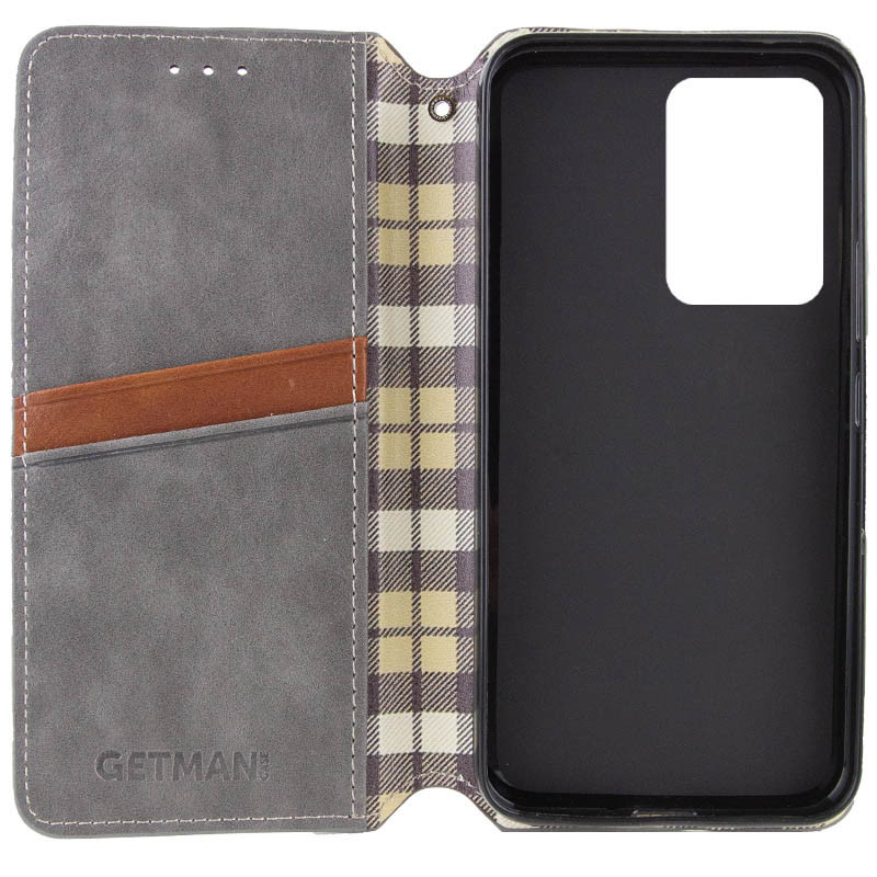 Кожаный чехол-книжка GETMAN Cubic (PU) для Xiaomi Redmi Note 14 4G (Europe version) Херсон - зображення 3