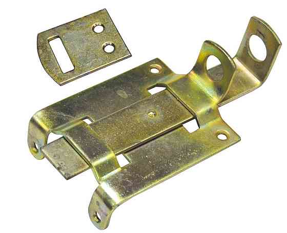 Засов дверной ГОСПОДАР 110х60 мм оцинкованный со скрытым креплением 92-0340 Харьков