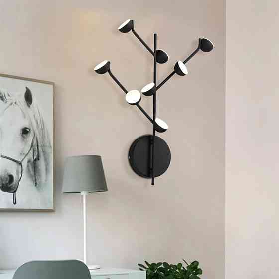 Бра настінна LED X8001/D8-bk-k Чорний 47х38х9 см. Киев