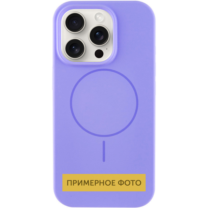 Чехол Silicone Case Full Protective (AA) NO LOGO with MagSafe для Apple iPhone 16 (6.1") Херсон - зображення 1