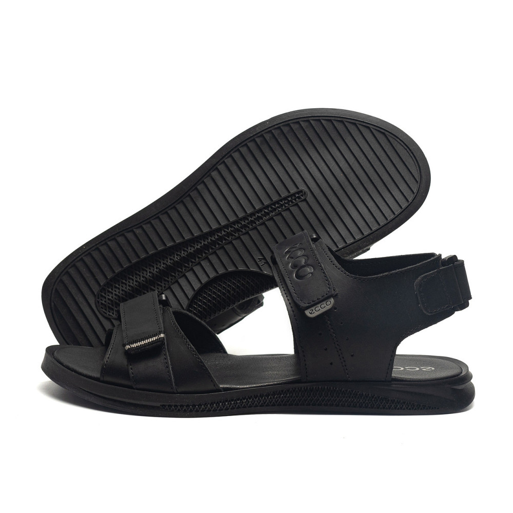 Мужские кожаные сандалии Sport Black Київ - зображення 1
