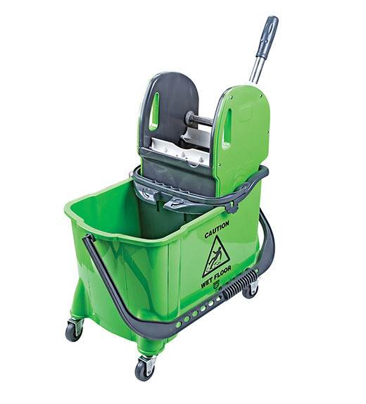 Уборочное ведро на колесах с отжимом зеленый Київ - зображення 1