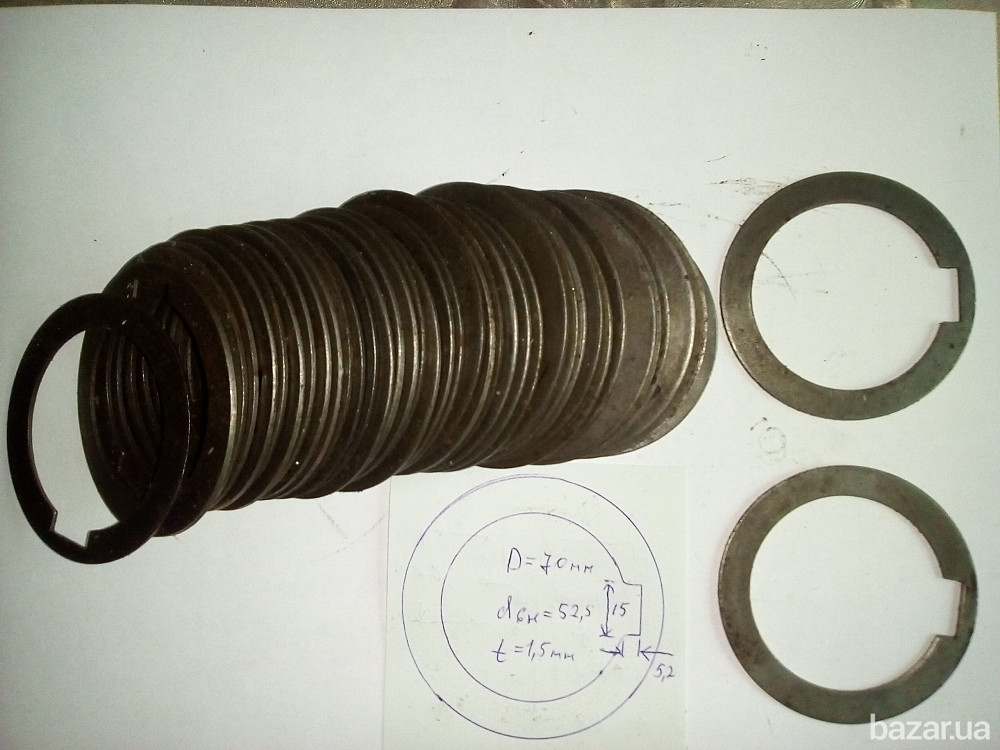 Шайба стопорная шпонки вала ф50 мм Полтава - изображение 1