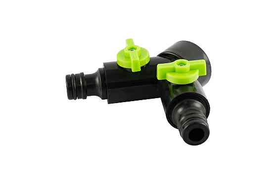 Распределитель двухканальный MASTERTOOL Y-type с регулировочными вентилями ½" - ¾" ВР 92-9327 Харків