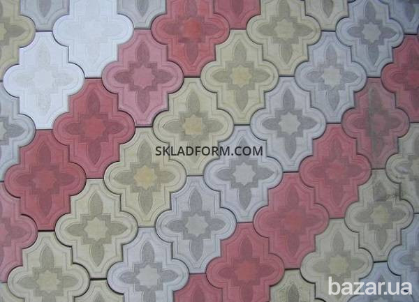 Формы для тротуарной плитки Клевер узорный 2,5 см Дніпро - зображення 3