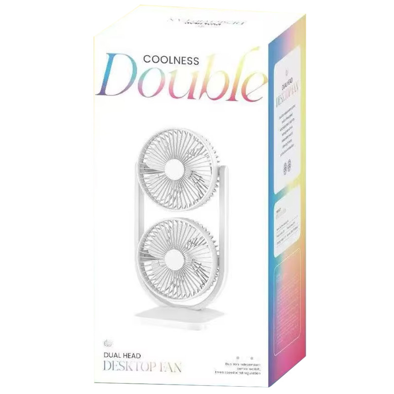 Настольный вентилятор S30 Dual-Fan 3000mAh Херсон - изображение 4