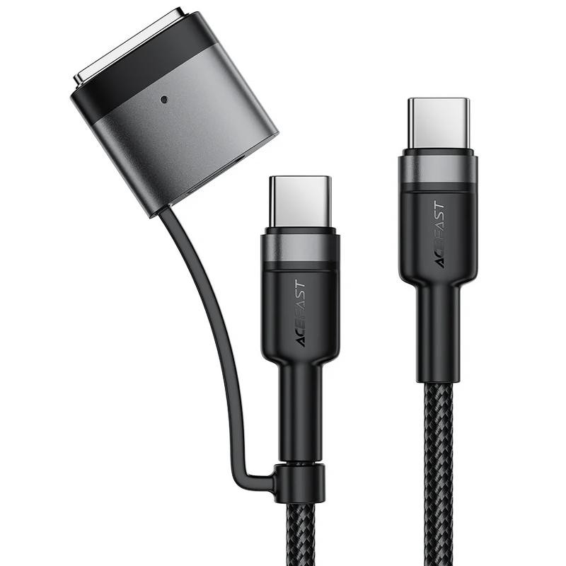 Дата кабель Acefast C22-05 2in1 Type-C to Type-C 240W/MAG3 140W (1.2m) Херсон - зображення 2