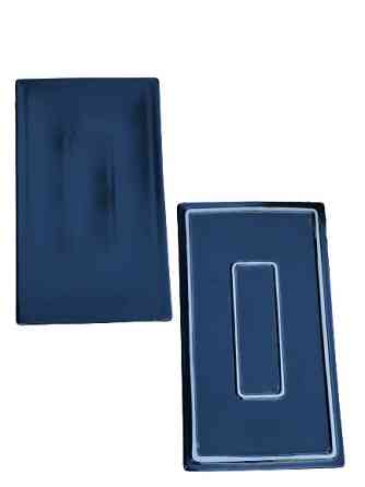 Блюдо для подачі Декор Кераміка Total Graphite ТГ-31175 31х17, 5х1 см Київ