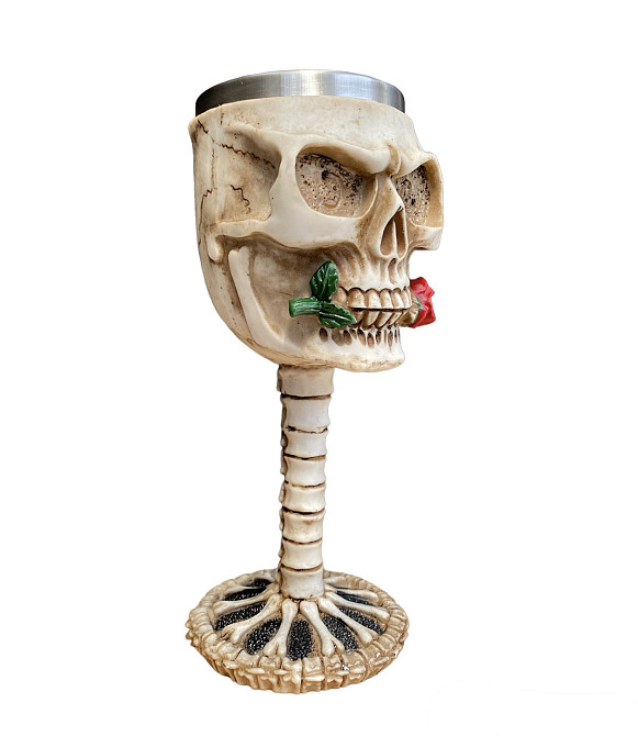 Бокал для вина 3 Череп с Розой Київ - зображення 11