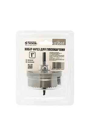 Набор фрез для гипсокартона MASTERTOOL 26-63 мм 7 шт глубина реза 25 мм 12-2568 Харьков