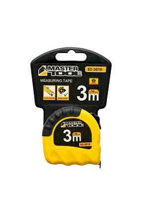 Рулетка MASTERTOOL ″Shiftlock″ 3 м х 16 мм фиксатор полотна нейлоновое покрытие 62-3016 Харьков