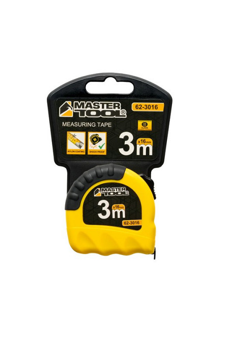 Рулетка MASTERTOOL ″Shiftlock″ 3 м х 16 мм фиксатор полотна нейлоновое покрытие 62-3016 Харьков - изображение 6
