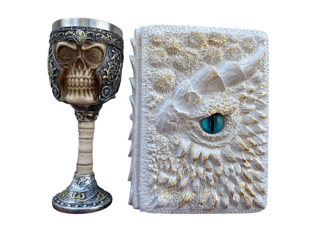 Подарочный набор Бокал 3 Череп в Шлеме и Блокнот 3 «Око Ледяного Хранителя» Київ - зображення 1