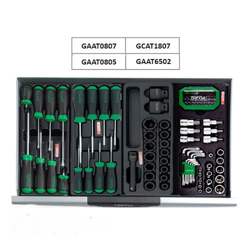 Тележка с инструментом для автосервиса TOPTUL (Pro-Plus) 7 секций 305 ед. красная GCAJ305H Харьков - изображение 6