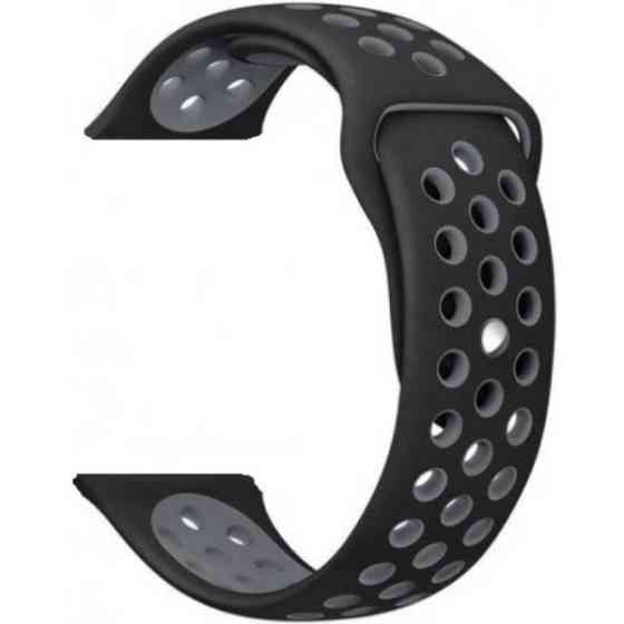 DM Ремінець Sport Nike 20 mm Універсальний Black/Gray Харьков
